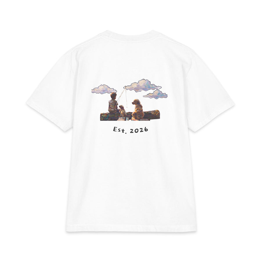 Fishing with Dawgs back print